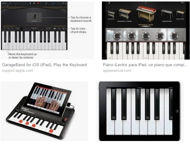 características de Piano para iPad